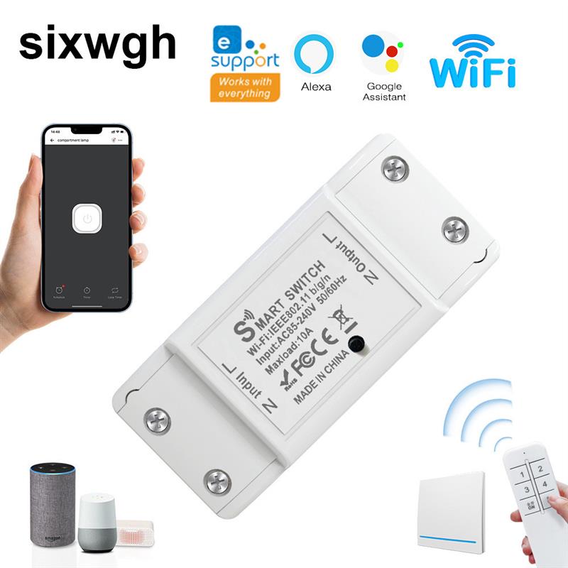 适配wifi通断器无线遥控开关免布线Ewelink智能改装件APP定时远程