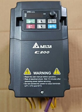 台达变频器VFD015CB43A-20  1.5KW380