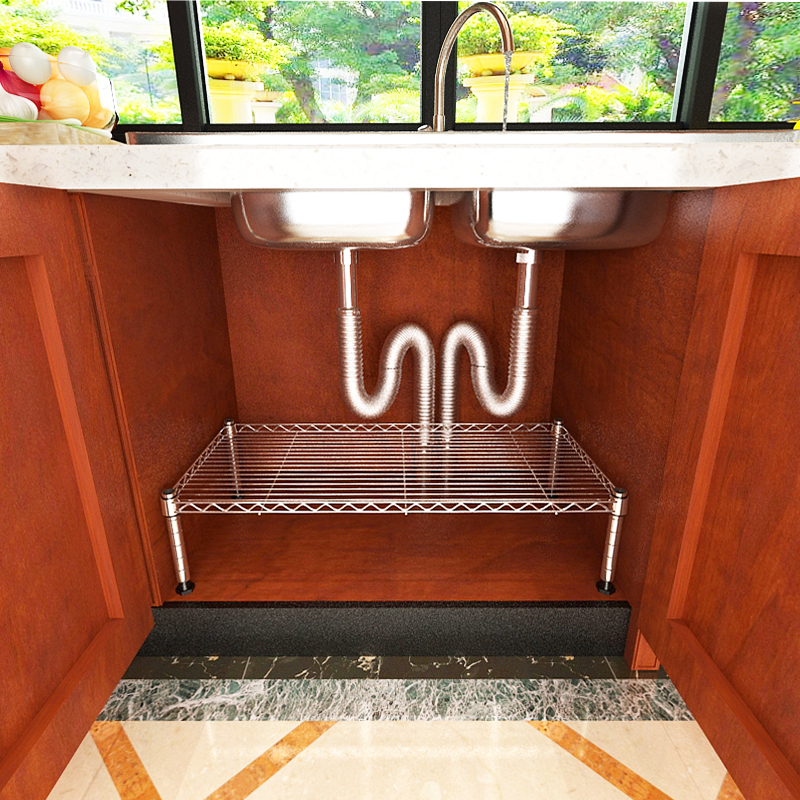 置物架取暖器烘j衣架一层微波炉架收纳架1层居家衣柜分层架整理架