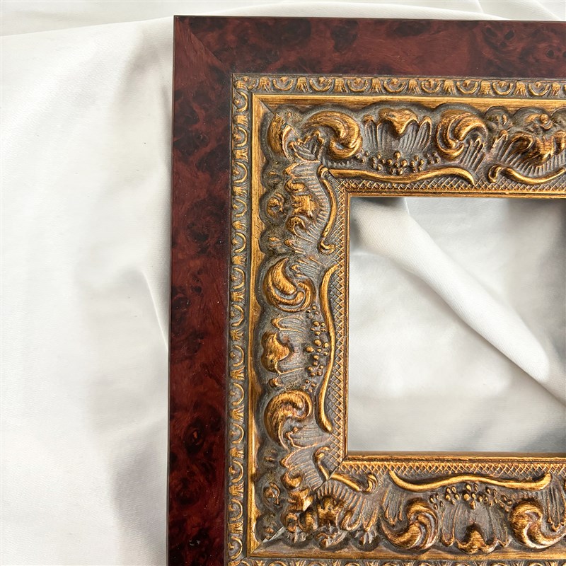 【玫瑰山脊】中古m风复古画框实木画框实木画框干花相框油画外框