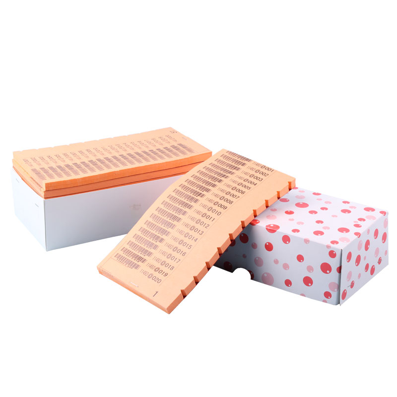 7位9位数电脑条码标签纸防水 1本100G0枚洗衣干洗店专用条形码贴