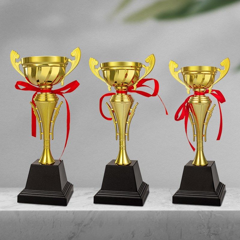 金属奖杯定运动比赛冠亚季军颁奖金银铜奖杯足球篮球荣誉订制定做