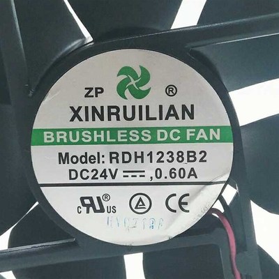 全新RUILIAN欣瑞联RDH1238B2/S2 24V 0.60A变频器12038风扇0.6A