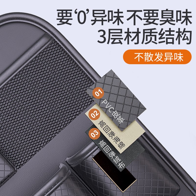 汽车收纳袋车载椅背挂袋座椅后排储物袋I纸巾盒车用防踢垫用品