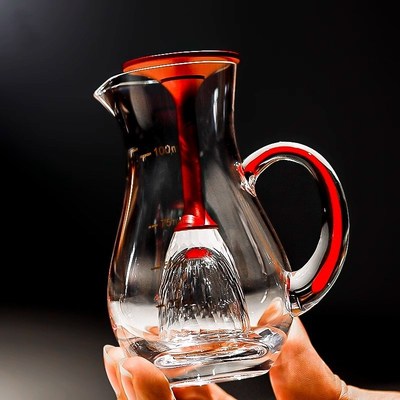 高级奢华白酒杯套装分酒器水晶玻璃分酒壶精致小酒杯家用酒具酒盅