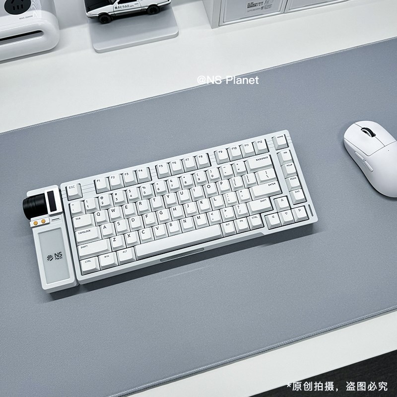 NS桌面鼠标g垫细布面简约纯色高级感办公桌垫子加厚防滑桌垫超大
