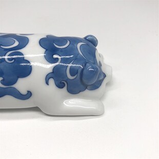 不仁斋新款  薛继业 手作雕塑 财库猪 财库枕摆件潮玩