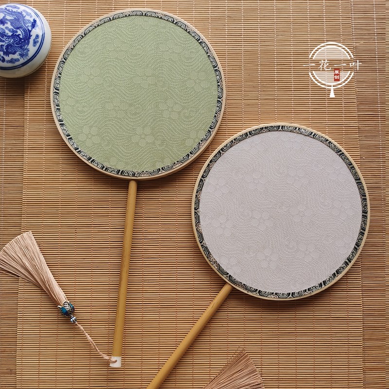 仿花罗宋制仿古宫廷扇子迷你小扇汉服拍摄道具小团扇中式儿童