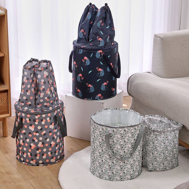 泡脚桶吴昕同款泡脚袋可携式可折叠泡脚桶足浴旅行保温过膝家用