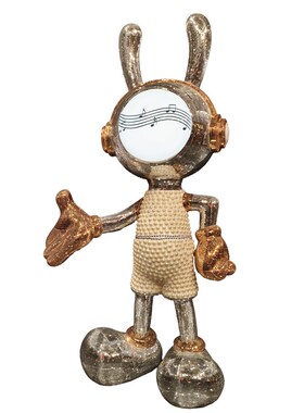 迎宾兔落地摆件朋友开店公司开业大吉吸睛礼物实用高级感气氛布置