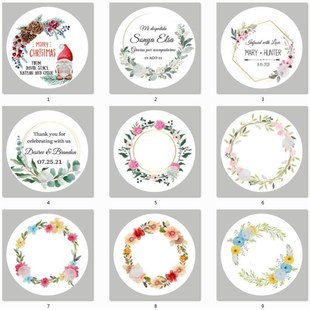 100PCS custom sticker and Customized LOGO/Wedding stickers/D