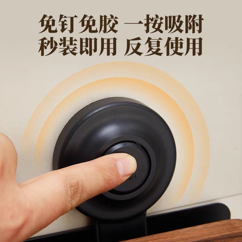 黑胡桃木吸盘吹风机支架卫生间免打孔壁挂式浴室电吹风筒置物架子,家庭/个人清洁工具,吹风机置物架,淘宝优惠券,粉丝福利购,淘宝优惠卷