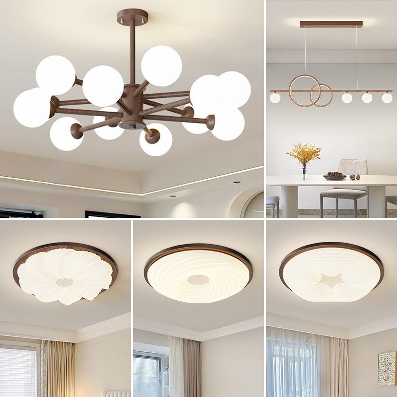 客厅吊灯中古风创意圆球新款餐厅卧室灯广东中山全屋套餐组合灯具,家装灯饰光源,客厅吊灯,淘宝优惠券,粉丝福利购,淘宝优惠卷