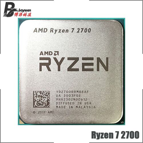 AMD Ryzen 7 2700 R7 2700 CPU + ASROCK B450M STEEL LEGEND Mo