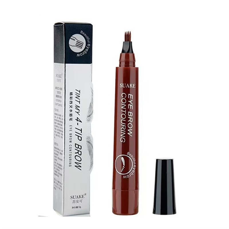 [四叉眉笔拍一发二] 水眉笔根根分明防水持久不脱妆防发际线柏贝