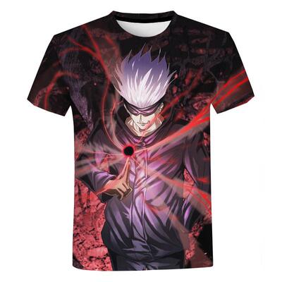 Summer high quality 3d Jujutsu Kaisen manga t-shirts for men