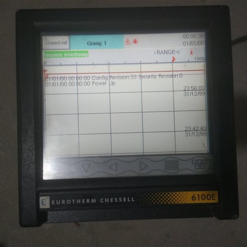 议价AEurotherm 6100A记录仪6100E/U06/VH/NOITPS/NOMC实物图