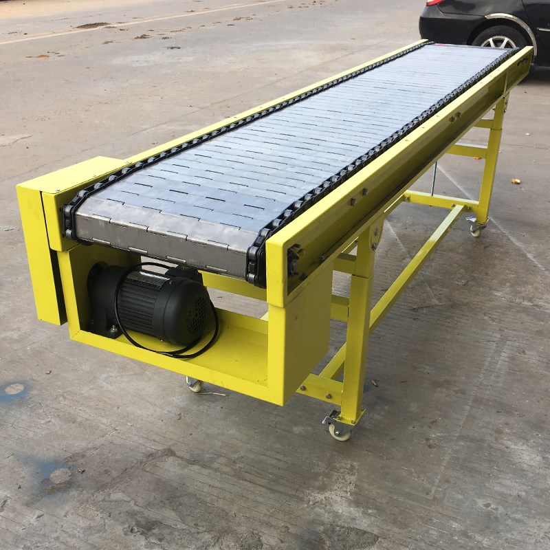 链板输送机不锈钢压铸锻造件冷却板链机耐高温金属网支杆链传送带