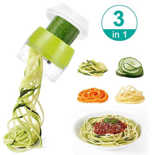 极速Handheld Spiralizer Vegetable Fruit Slicer 4 in 1