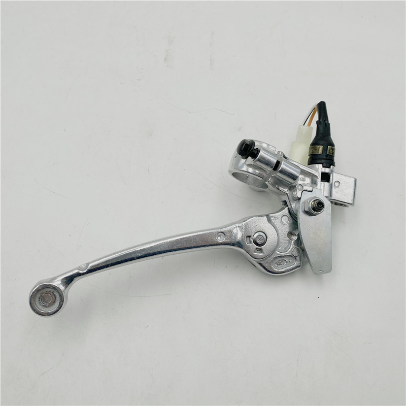适用铃木USR125 HJ125T-21踏板摩托车左后刹手把镜座总成手柄刹把