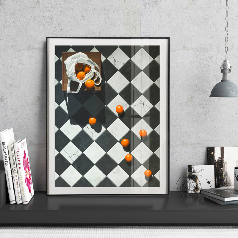 Darek Grabus现代简约个性装饰画北欧风格带框挂画民宿组合壁画