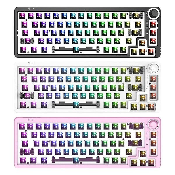 3 Modes 60 Percent NKRO DIY Mechanical Hotswap Keyboard
