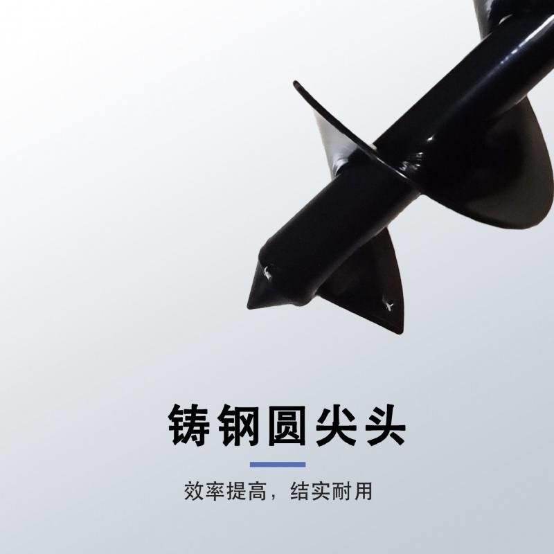 跨境手动花园钻头螺旋杆地钻钻头植苗松土挖坑种菜种花园林工具