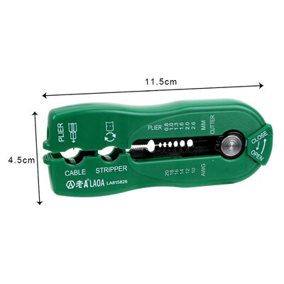 极速Electrical Wire Stripper Suit for 0826mm Wire Stripping
