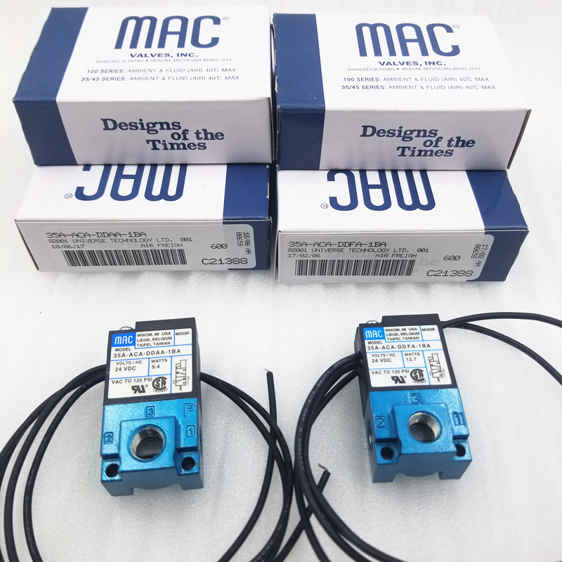 原装台湾MAC电磁阀35A-ACA-DDAA-DDFA-DDBA-1BA高频阀真空阀DC24V