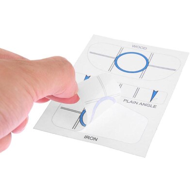 极速10pcs Golf Impact Tapes Labels Training Aids Recorder Ki