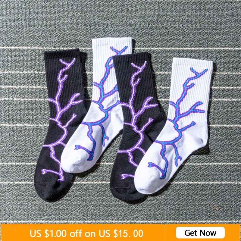 Korean Style Fashion Funny Hip Hop Skateboard Socks Set Styl