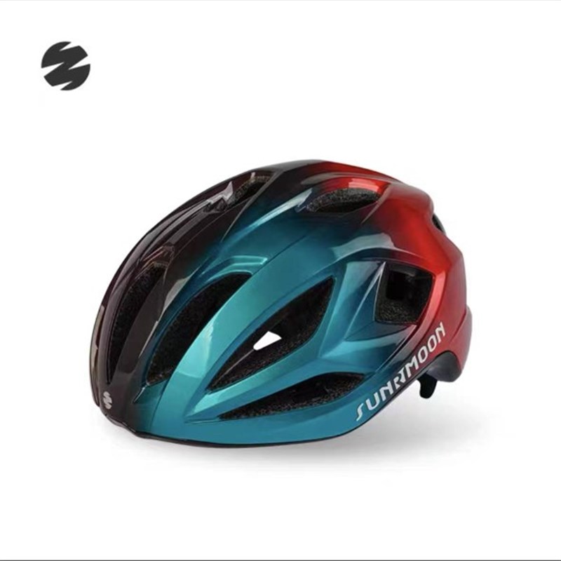 公路车自行车破风铁三头盔气动骑行头盔计时赛头盔tt头盔水滴头盔
