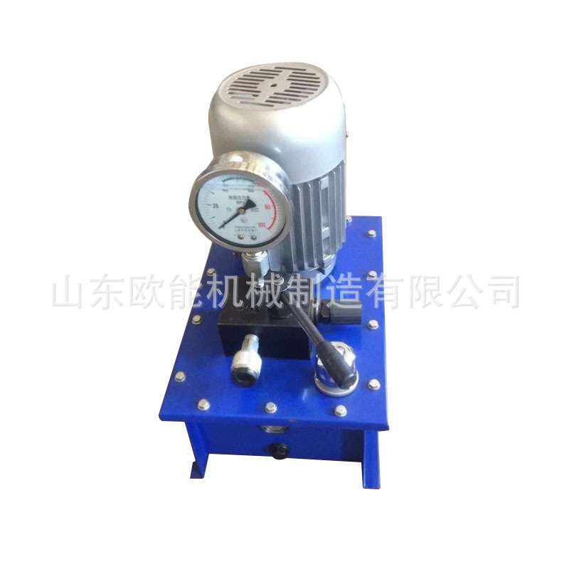手动控制小型电动油泵非标液压泵站压试压泵操W作简单低噪音