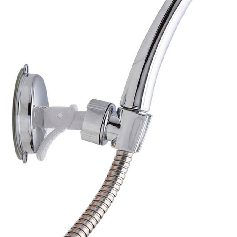 Bathroom Adjustable Stand Shower Head Suction Cup Holder Wal