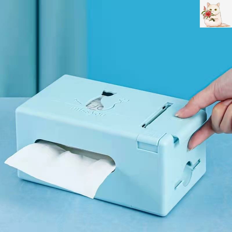 新款创意二合一牙签纸巾盒家用客厅茶几牙多功能卫生纸盒