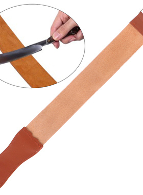Genuine Leather Strop Strap Barber Straight Razor Folding Kn