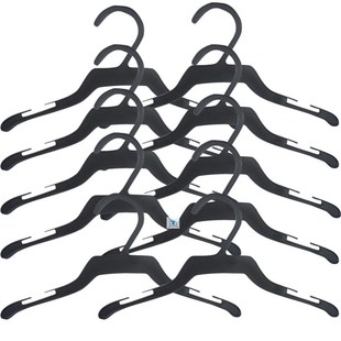 D1U# 10PCS New Practical Plastic Pet Clothing Hangers Pet Pr