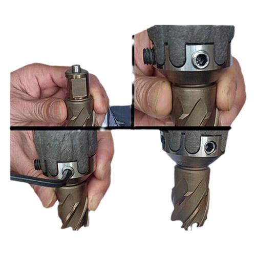 新品新品专用合金空心钻头取x芯钻孔器磁力E打孔厚钢板不锈钢金属