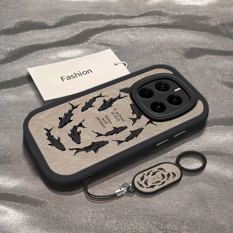 适用荣耀magic7/6手机壳5pro新款华为mgaic4英文锦鲤magic3por全包防摔套魔术migac4至臻版高级感mgaic5软壳