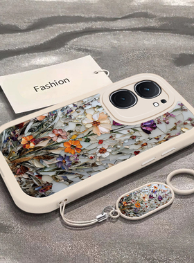 适用iqooneo9/8pro手机壳10新款vivoiqooneo5碎境花卉ipooneo6se全包防摔iq00neo7软硅胶icooneo3高级noe女生