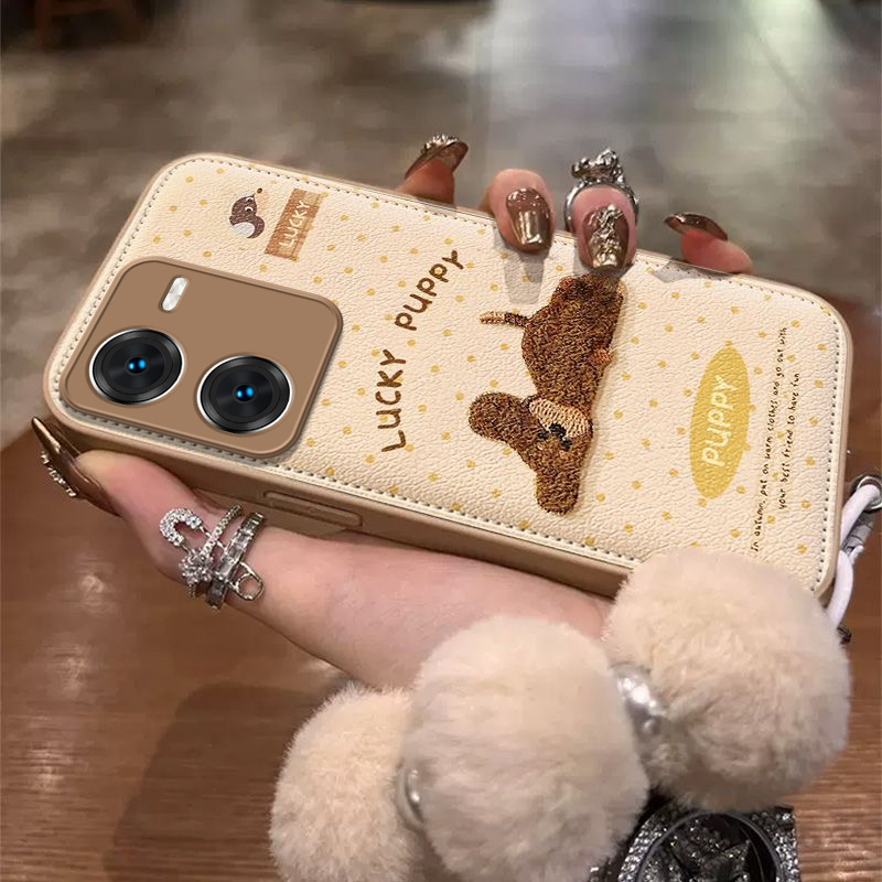 适用iQOOZ8手机壳vivo爱酷适用iQOO新款iQ00Z8保护套vivoiQOOZ硅胶外壳软iQZ全包iPOOZ/iOOQZ防摔女英文小狗