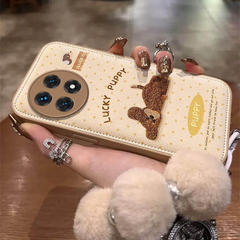 适用一加Ace5手机壳1加Aec5Pro硅胶保护套OPPO新款A5镜头全包防摔专属外壳0PP0五1+AC5Pr0十Por女生英文小狗