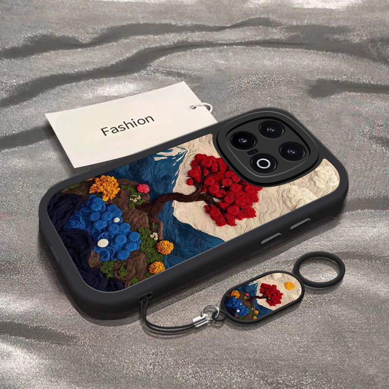 适用iqoo13手机壳12新款vivoiqoo12pro山川玫瑰树iQOO11S全包防摔ipoo8硅胶icoo10软壳iq007套5女iqoou1x高级