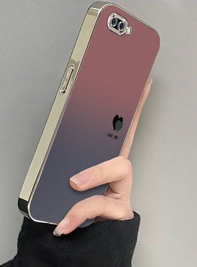 适用oppoR11手机壳R11S新款保护套opp0pp0ppo硅胶R11PLUS外壳or/por全包opop防摔r11splus软壳电镀渐变爱心女