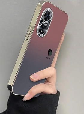 适用OPPOA97手机壳PFTM10新款OPPOA97套A975G新款opρo硅胶oa/poa全包opp0pp0ppo防摔ppoa女款97电镀渐变爱心