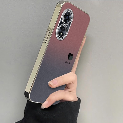 适用OPPOA97手机壳PFTM10新款OPPOA97套A975G新款opρo硅胶oa/poa全包opp0pp0ppo防摔ppoa女款97电镀渐变爱心