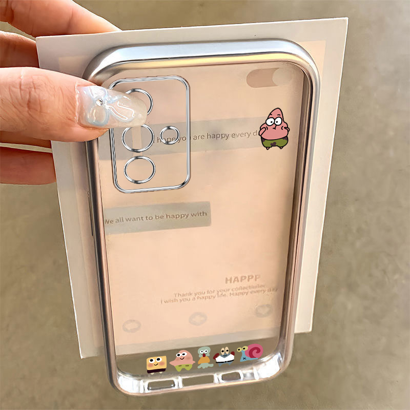 适用OPPOA93S手机壳OPPO新款A93S5G套OPA/OPPA硅胶opp0pp0ppo全包opρoa/oρpoa防摔opopa/poopa女电镀派大星