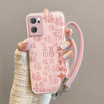 适用OPPOReno7手机壳Reno75G保护套OPPO新款75G外壳小羊皮OPReno全包防摔0PP0Ren07女款金属漆气垫这是世界上