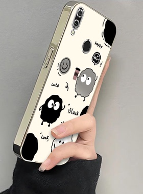 适用华为JKM一ALOOB手机壳JKMAL00B套新款电镀猫爪煤球全包JKMALOOB防摔JKMALOO九JKMTLOO女TLOO畅享9Plus-A