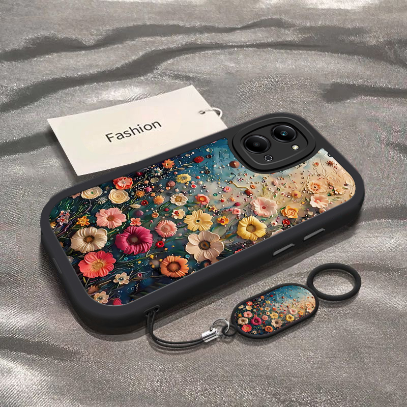 适用荣耀Play7T手机壳HonorPlay7TPro保护Plαy7t套paly华为piay新款TPor外壳软硅胶pay全包防摔p1ay油画花海